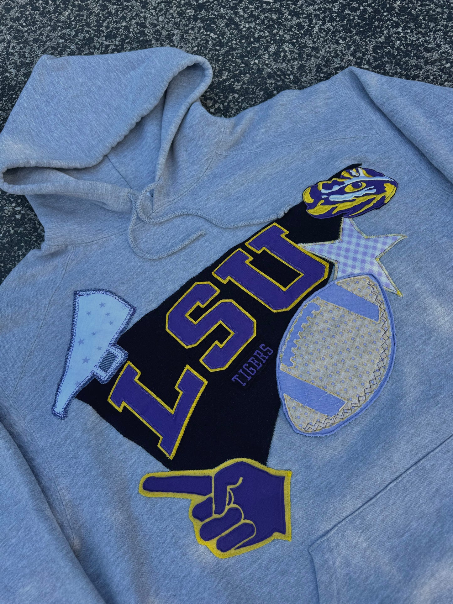 LSU PENNANT HOODIE