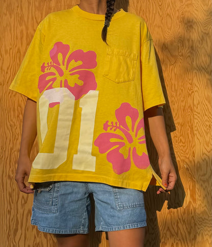 YELLOW HIBISCUS TEE