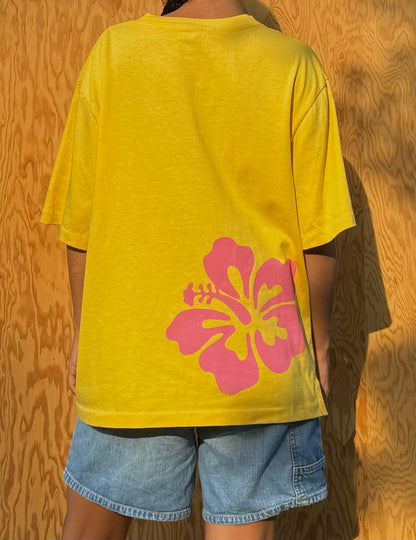 YELLOW HIBISCUS TEE