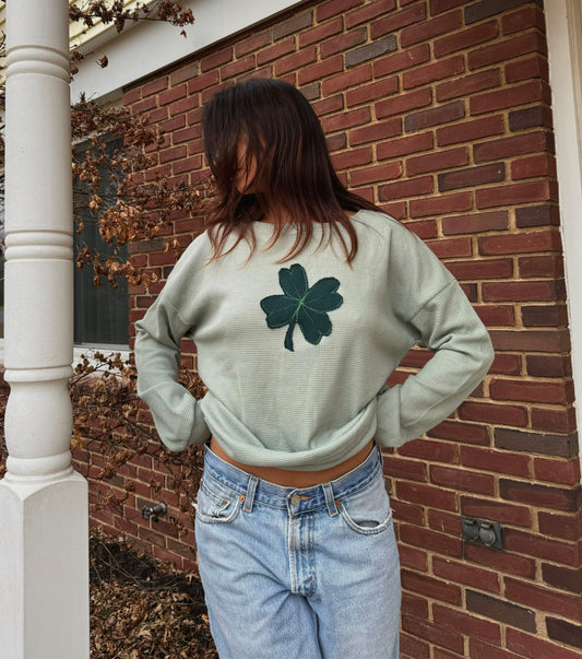 SHAMROCK WAFFLE KNIT